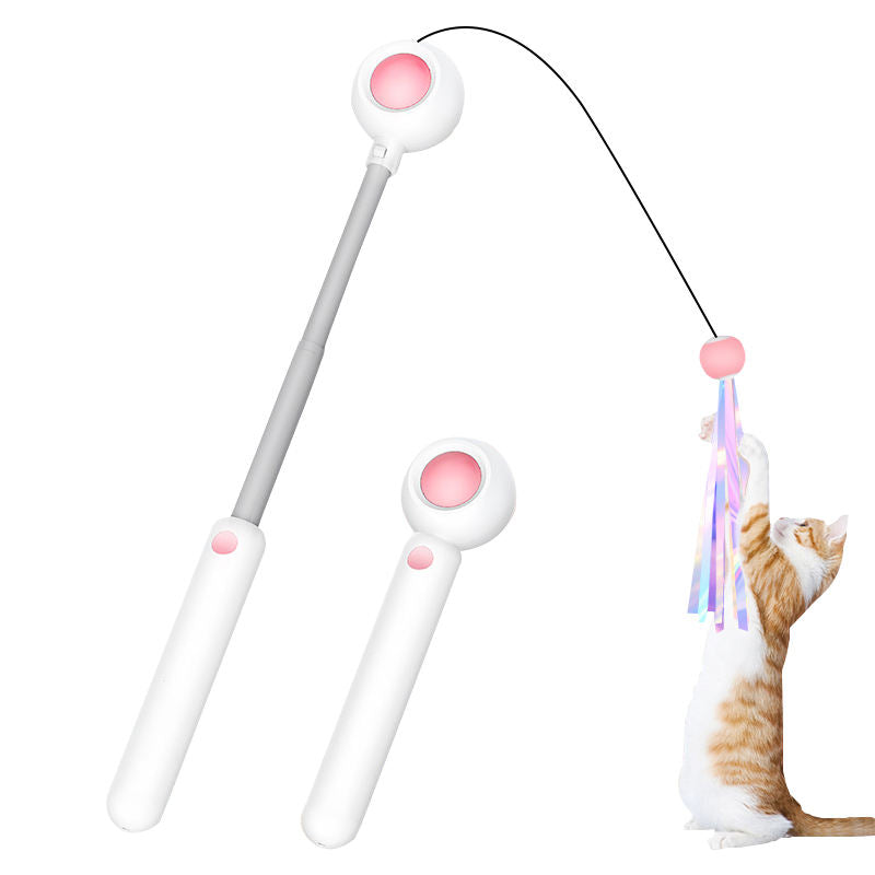 Jouet laser pour chat – Baguette à plume