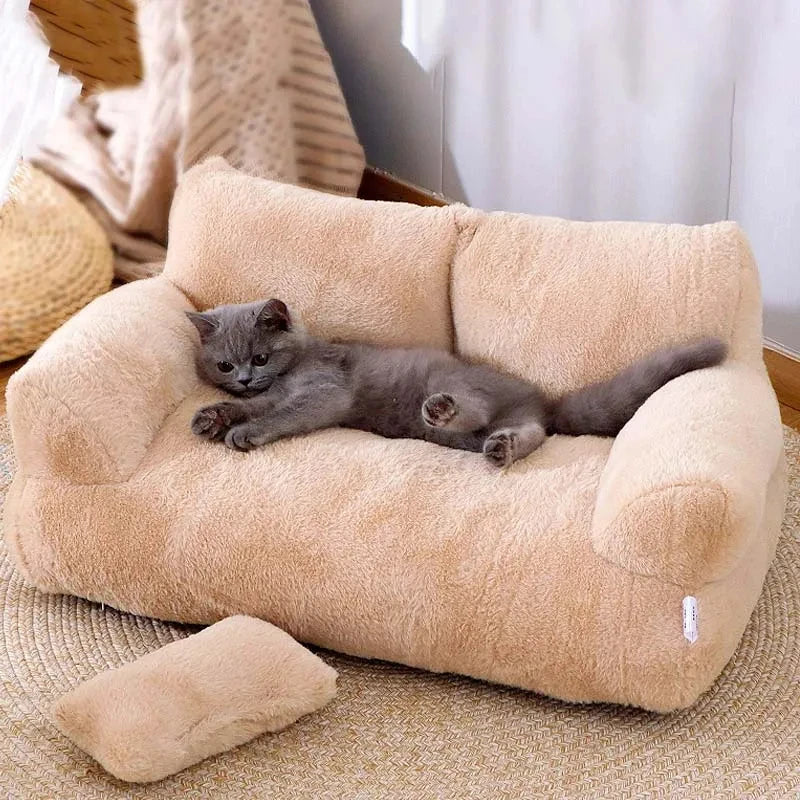 Panier canapé moelleux pour chat & petit chien