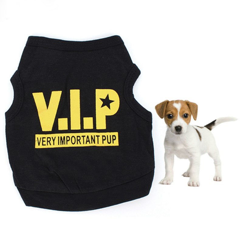 T-shirt pour chien – Motif V.I.P.