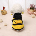 Sweat à capuche chaud pour chien – Motif abeille