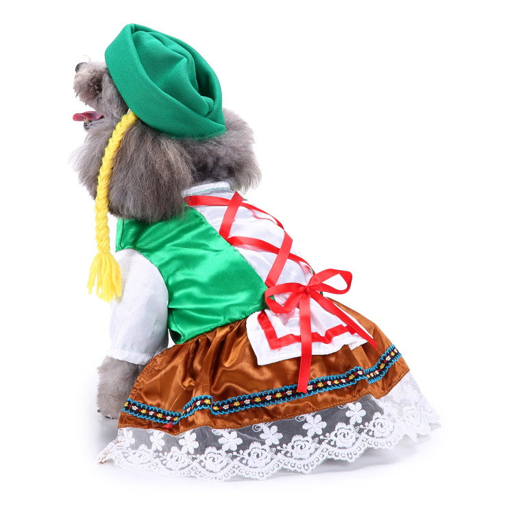 Déguisement de Noël pour chien – Costume festif