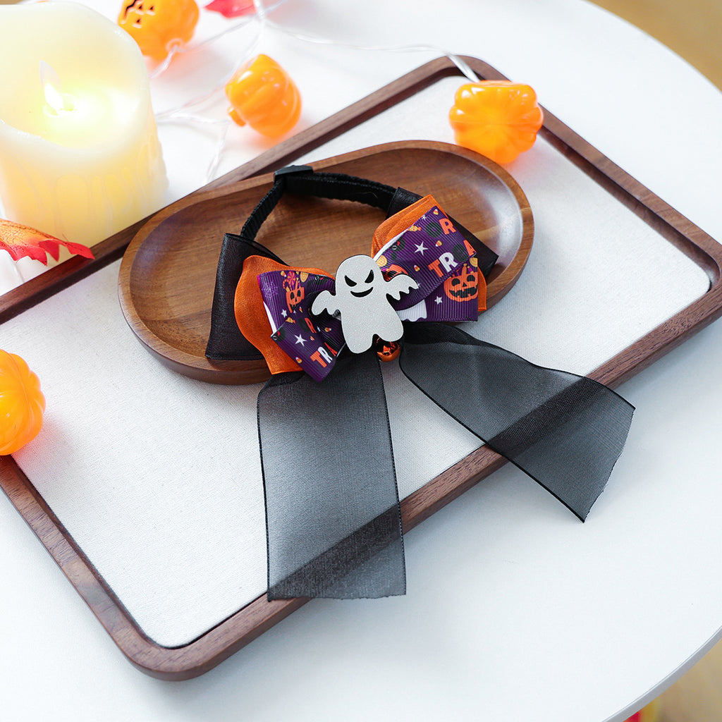 Foulard Halloween pour chien & chat – Nœud décoratif