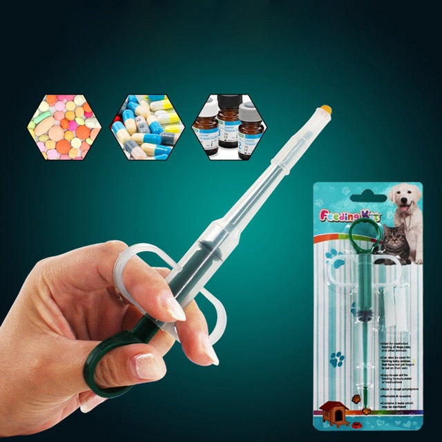 Distributeur de médicaments pour chien – Seringue doseuse