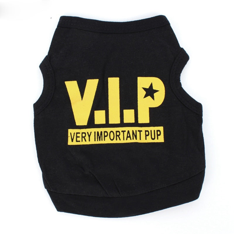 T-shirt pour chien – Motif V.I.P.