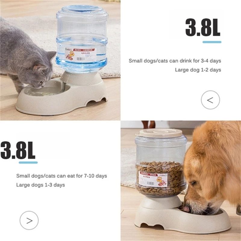 Gamelle grande capacité 3,75 L pour chien – Eau & alimentation