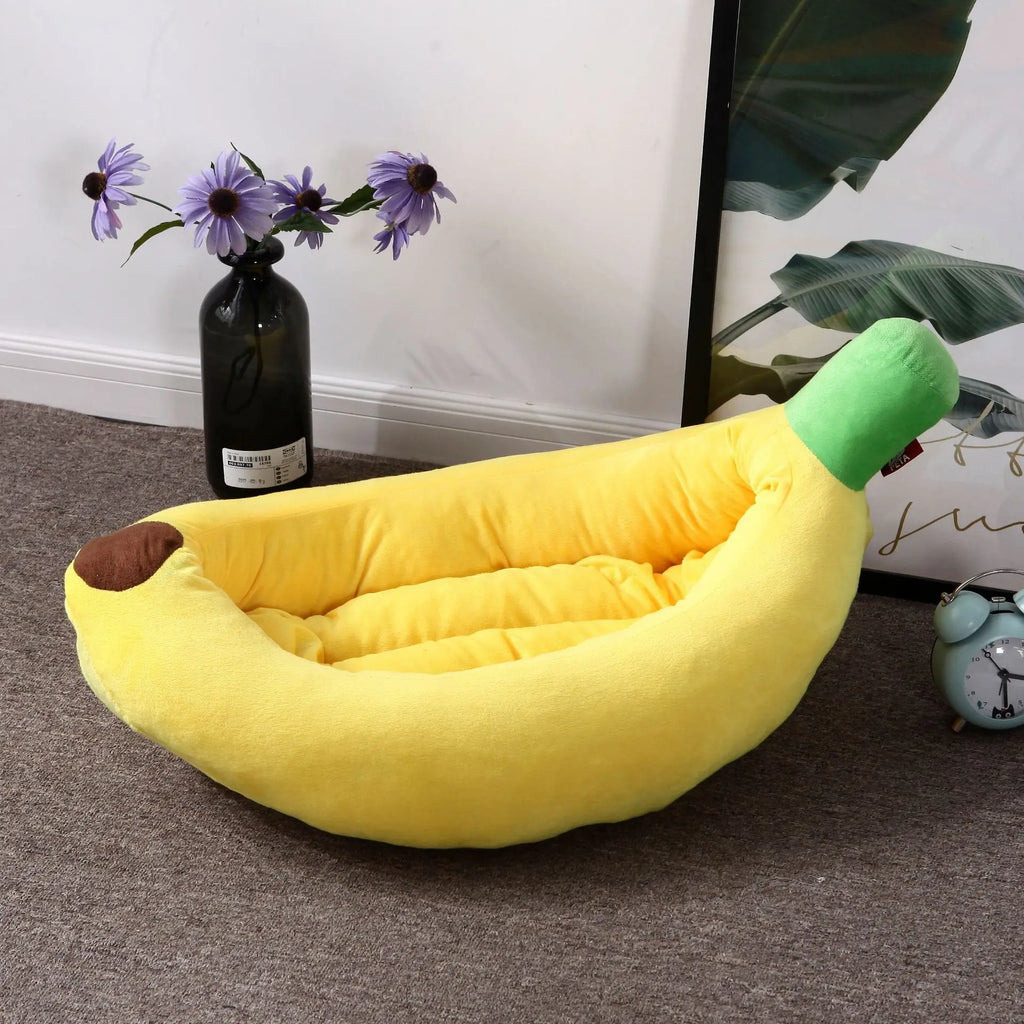 Panier pour chat & petit chien – Design banane