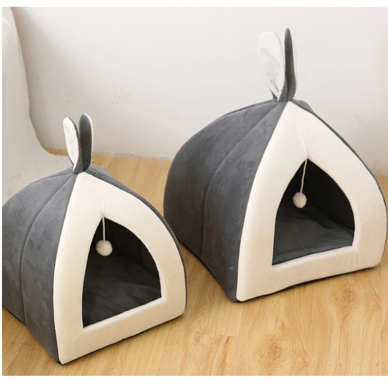 Maisonnette douillette pour chat & petit chien – Hiver