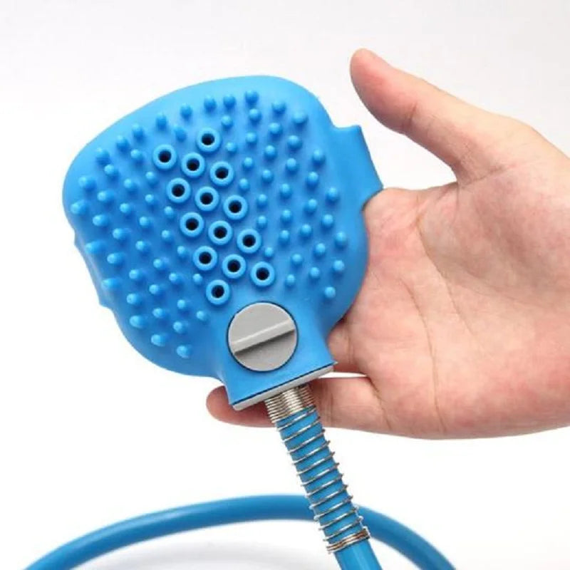 Douchette de toilettage pour chien et chat – Brosse massante