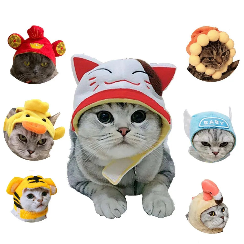 Chapeau festif en coton pour chien & chat