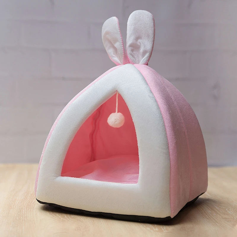 Maisonnette douillette pour chat & petit chien – Hiver