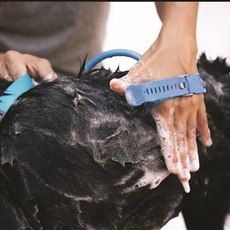 Douchette de toilettage pour chien et chat – Brosse massante