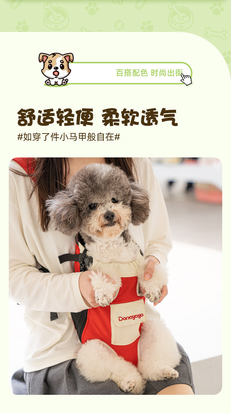 Sac de transport ventral pour chien & chat – Coton