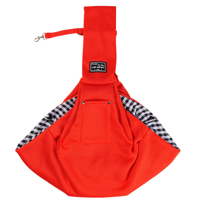 Sac bandoulière grande capacité pour chat & chien – Polyester