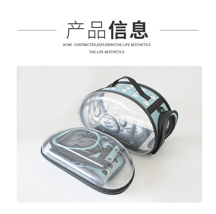 Sac à dos transparent pour chat & chien – Pliable et respirant