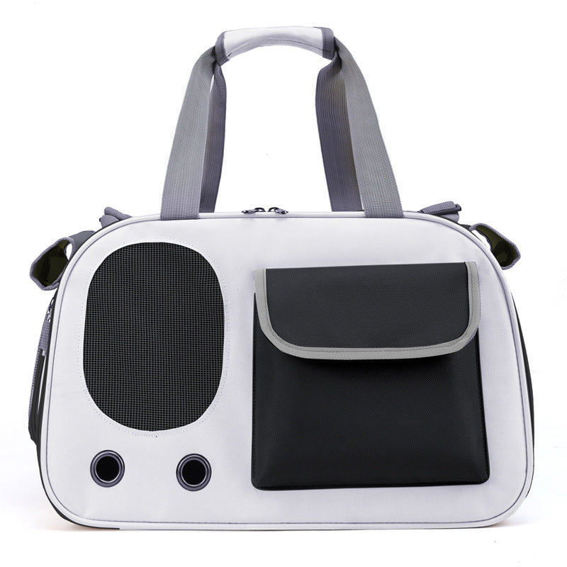 Sac bandoulière grande capacité pour chat & chien – Respirant