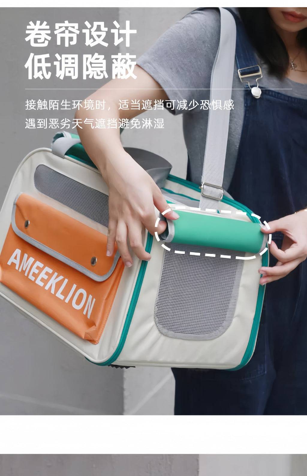Sac à dos de transport pour chat & petit chien – Grande capacité