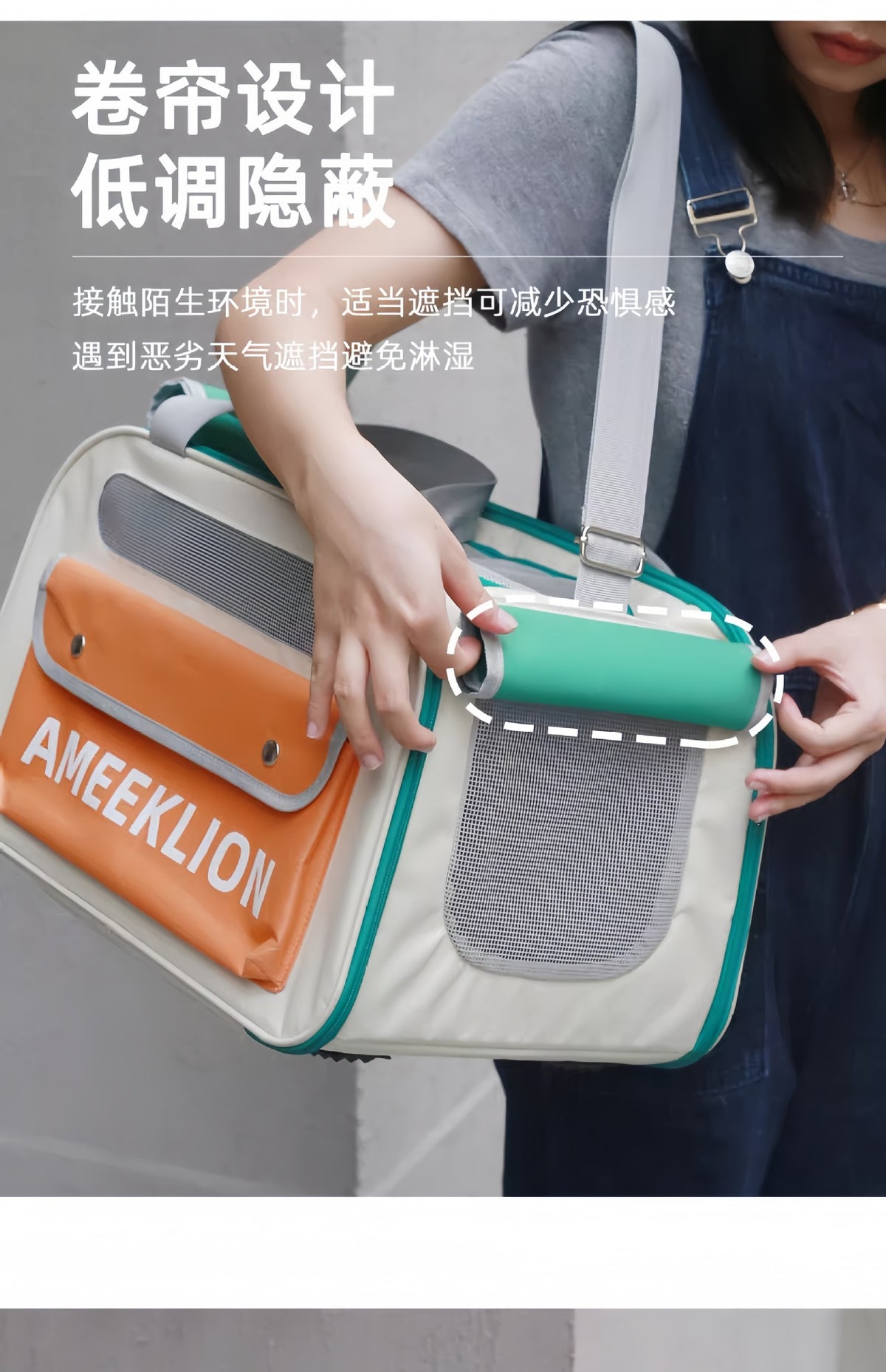 Sac à dos de transport pour chat & petit chien – Grande capacité