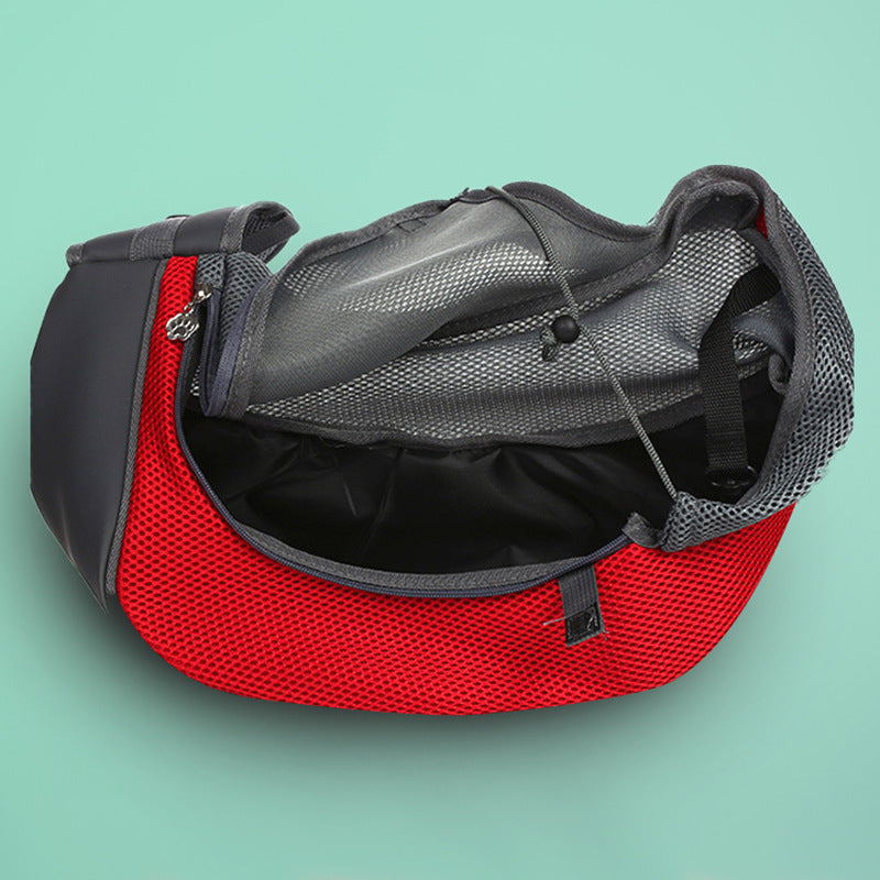 Sac bandoulière filet pour chat & chien – Respirant