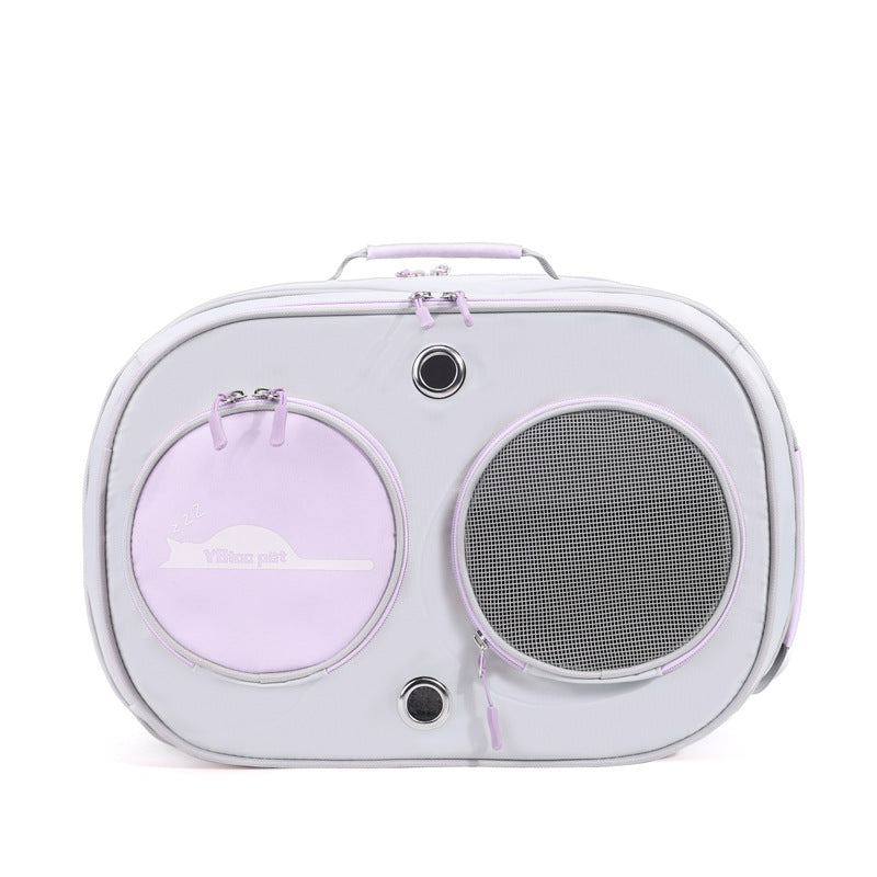 Sac bandoulière grande capacité pour chat & chien – Respirant