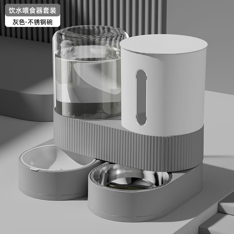 Gamelle pour chat & chien avec distributeur d’eau – Grande capacité