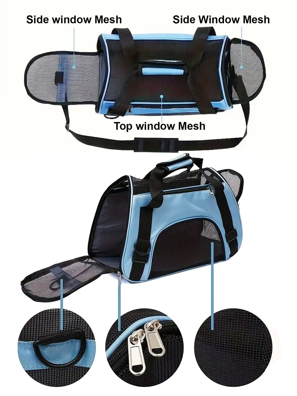 Sac à dos de transport pour chat & chien – Grande capacité