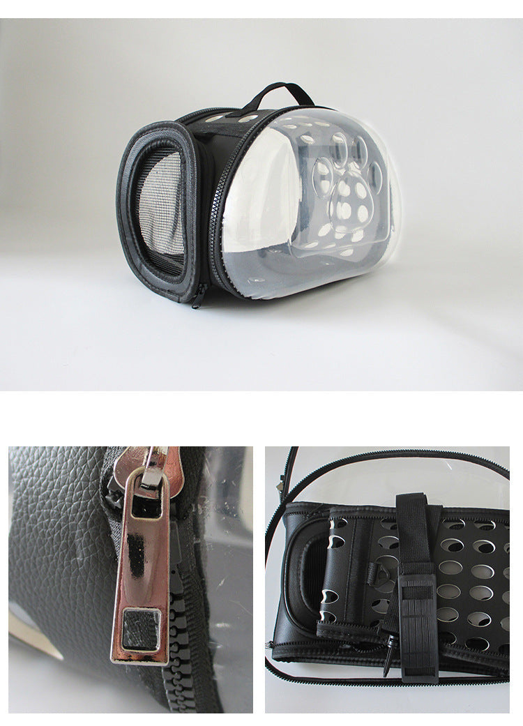 Sac à dos transparent pour chat & chien – Pliable et respirant