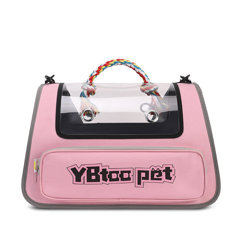 Sac bandoulière grande capacité pour chat & chien – Respirant