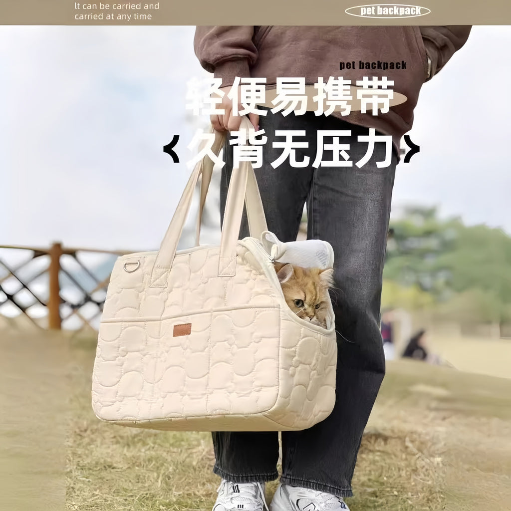Sac à dos pour chat & petit chien – Doublé chaud avec accessoires