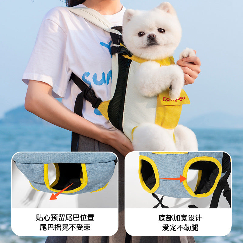 Sac de transport ventral pour chien & chat – Coton