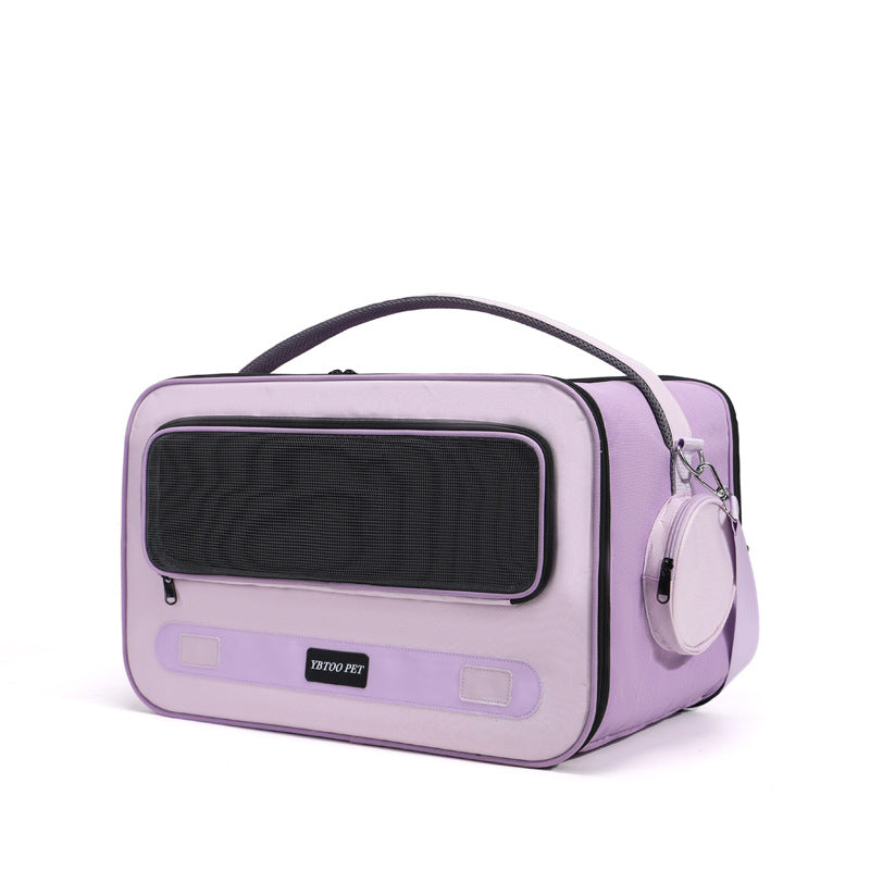 Sac bandoulière grande capacité pour chat & chien – Respirant