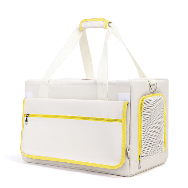Sac bandoulière grande capacité pour chat & chien – Respirant