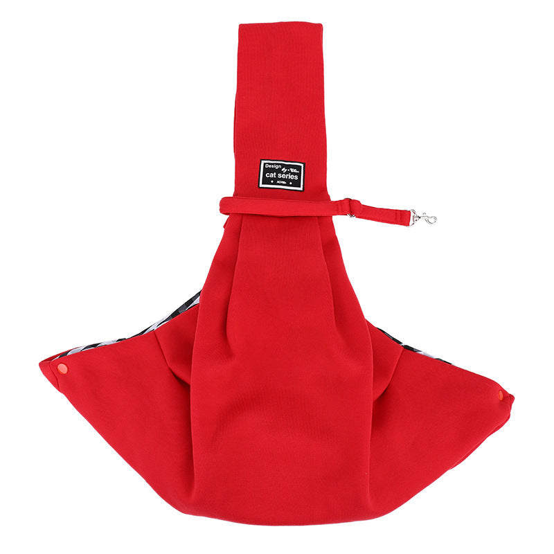 Sac bandoulière grande capacité pour chat & chien – Polyester