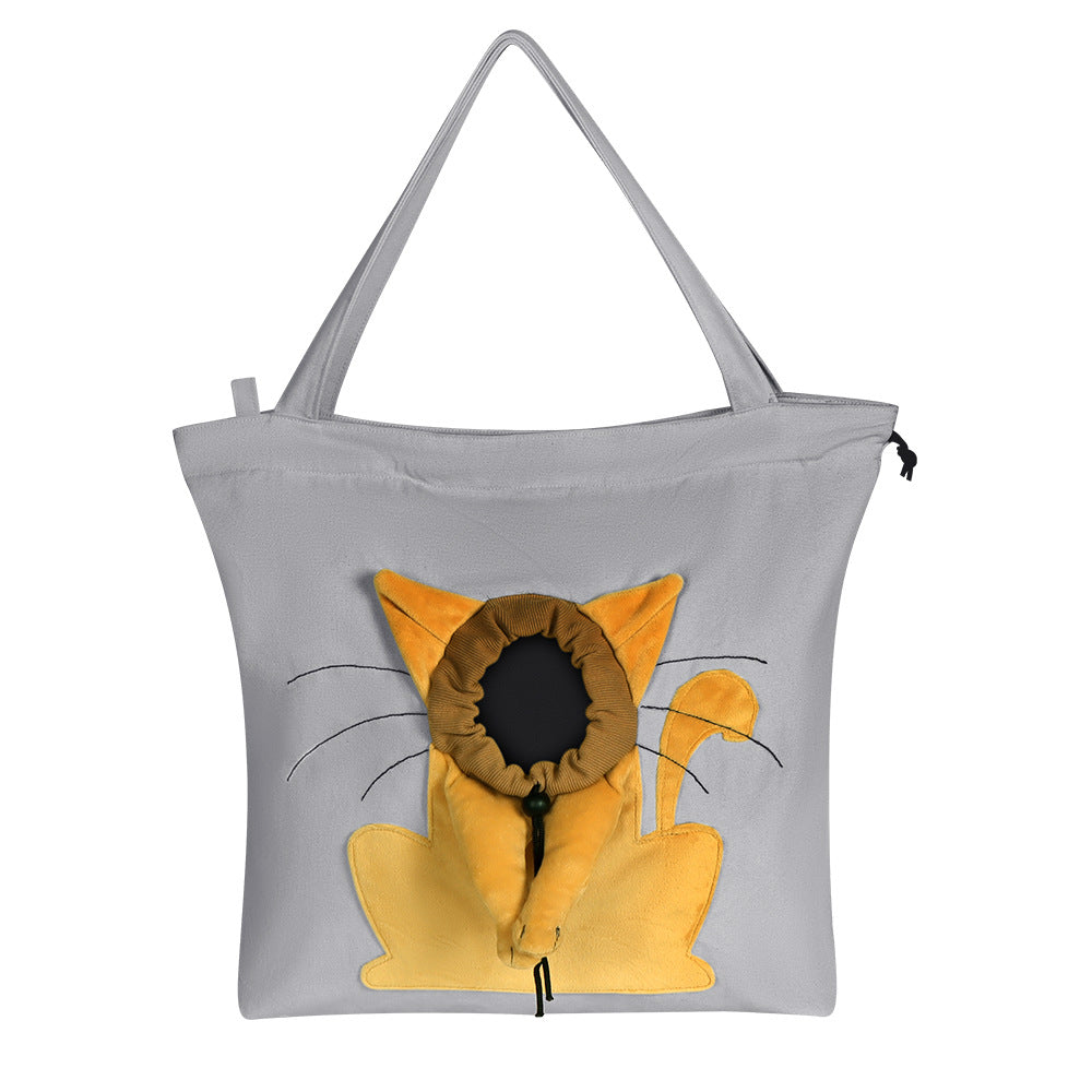 Sac bandoulière de transport pour chat & petit chien – Respirant