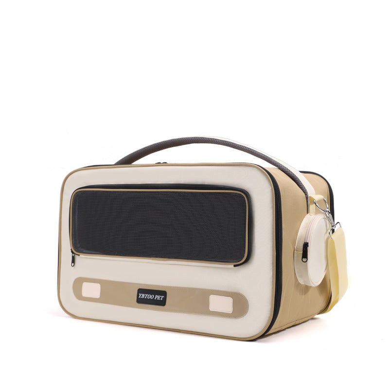 Sac bandoulière grande capacité pour chat & chien – Respirant
