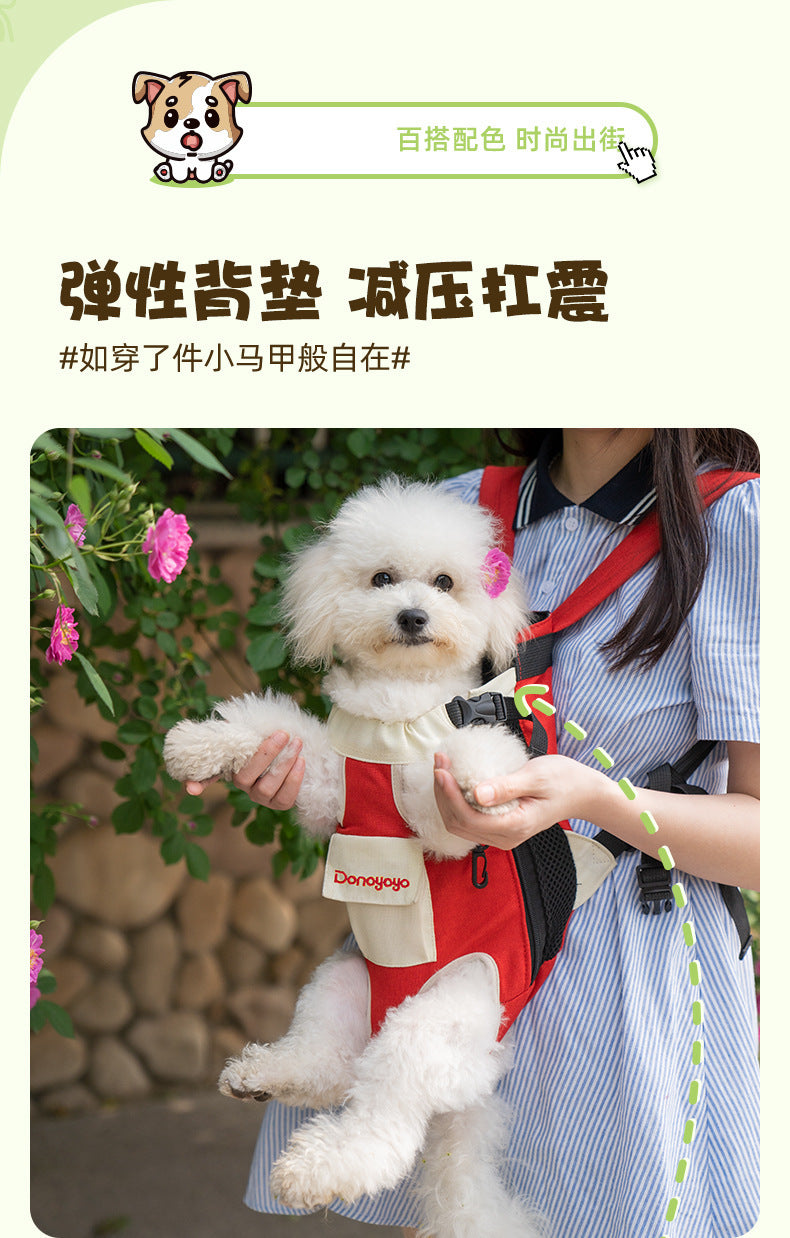 Sac de transport ventral pour chien & chat – Coton