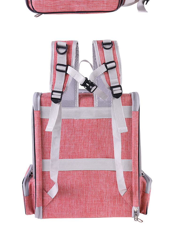 Sac à dos de transport pour chien & chat – Respirant et pliable