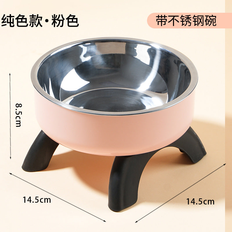 Gamelle surélevée pour chat & chien – Acier inoxydable