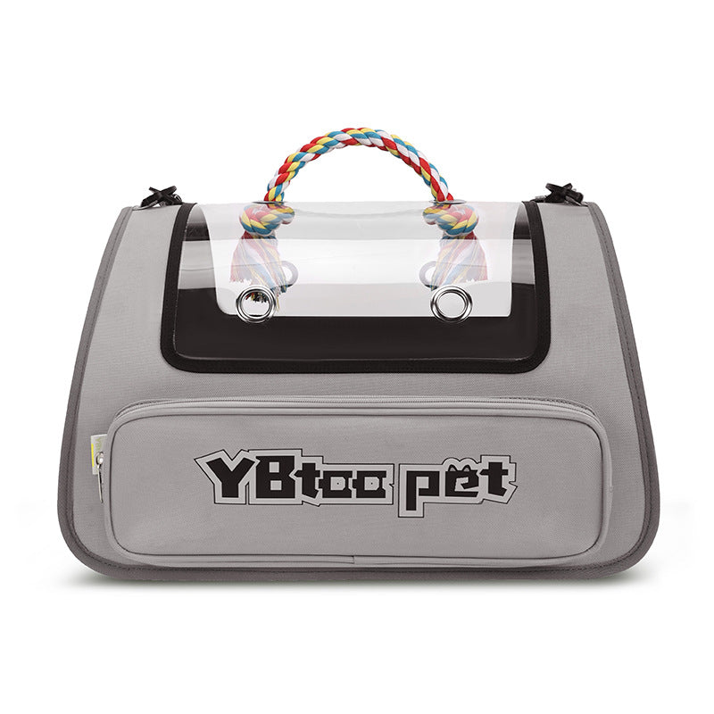 Sac bandoulière grande capacité pour chat & chien – Respirant