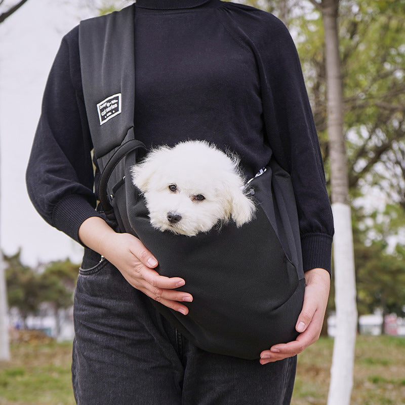 Sac bandoulière grande capacité pour chat & chien – Polyester