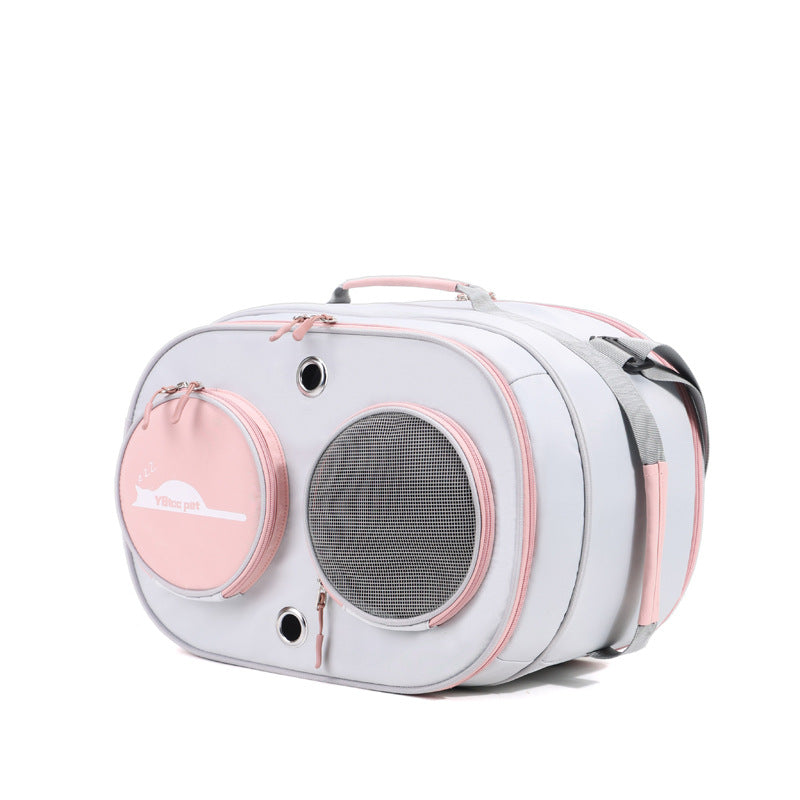 Sac bandoulière grande capacité pour chat & chien – Respirant