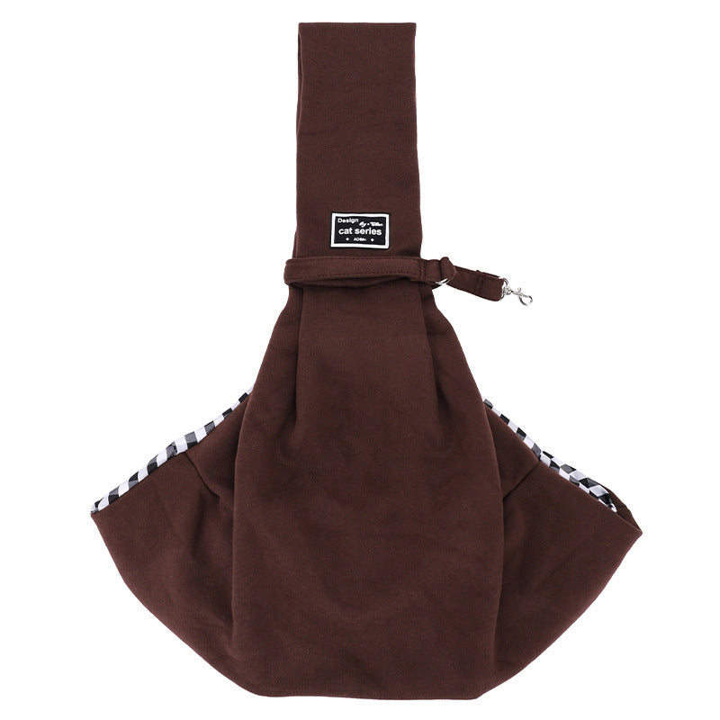 Sac bandoulière grande capacité pour chat & chien – Polyester