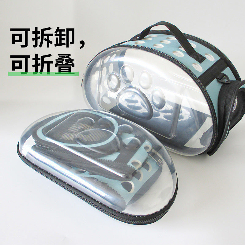 Sac à dos transparent pour chat & chien – Pliable et respirant