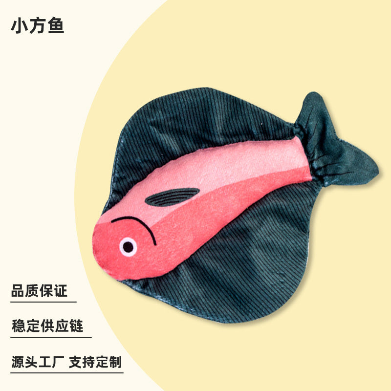 Jouet poisson pour chat – Herbe à chat & stimulation