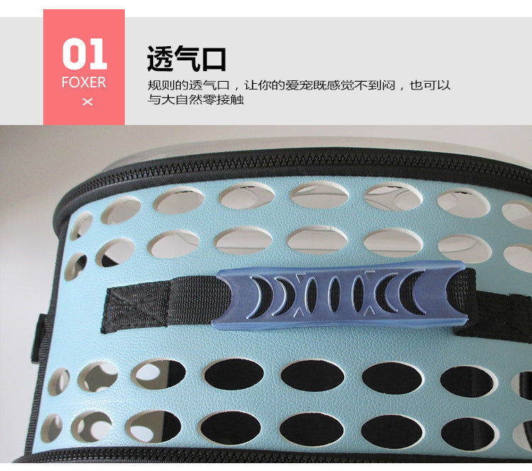 Sac à dos transparent pour chat & chien – Pliable et respirant