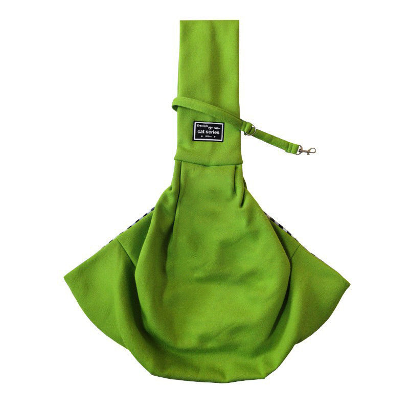 Sac bandoulière grande capacité pour chat & chien – Polyester