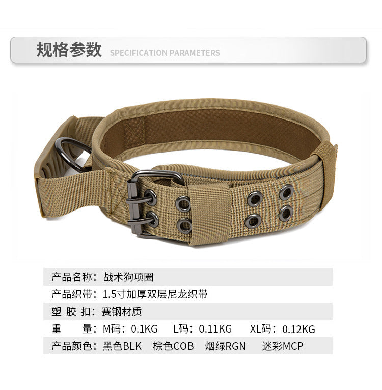 Collier en nylon résistant pour chien – Promenade & éducation