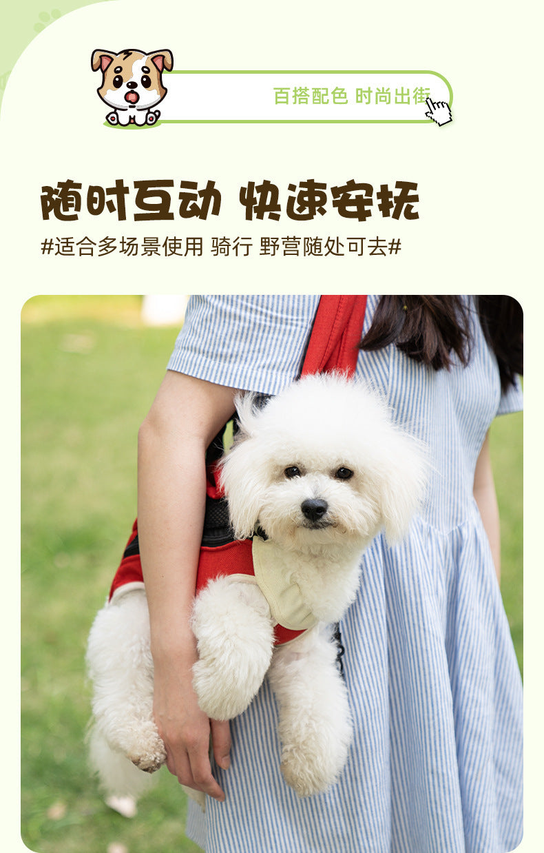 Sac de transport ventral pour chien & chat – Coton