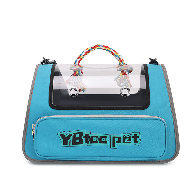 Sac bandoulière grande capacité pour chat & chien – Respirant