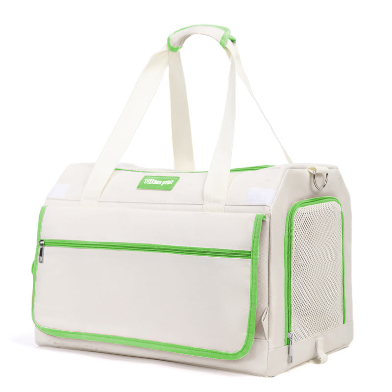 Sac bandoulière grande capacité pour chat & chien – Respirant