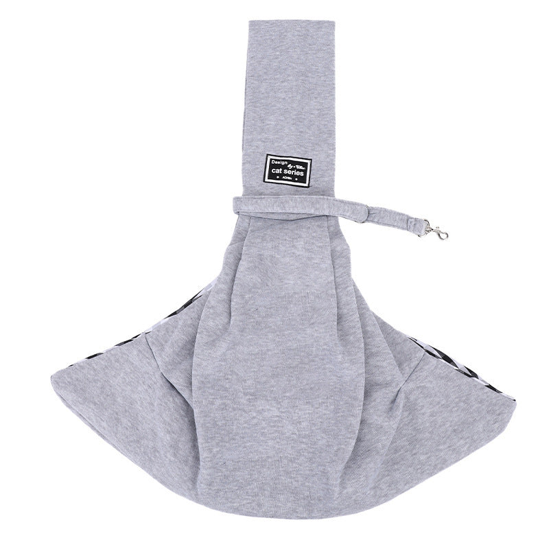 Sac bandoulière grande capacité pour chat & chien – Polyester